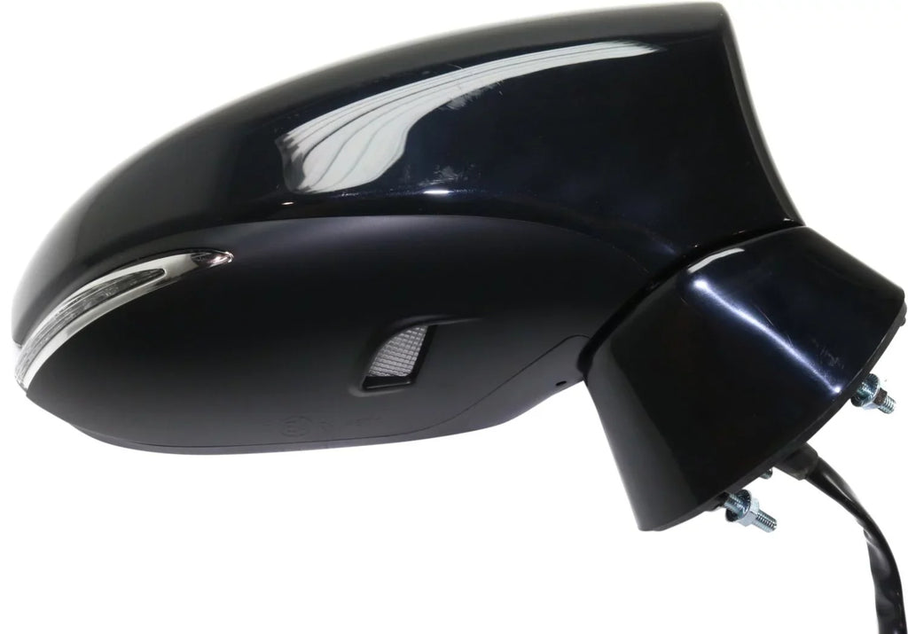 Side CT200h Light Passenger Heated Lexus With Compatible Mirror Kool-Vue Textured Signal 2014-2017 In-housing Right Black