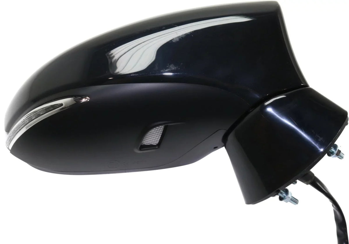 Side CT200h Light Passenger Heated Lexus With Compatible Mirror Kool-Vue Textured Signal 2014-2017 In-housing Right Black