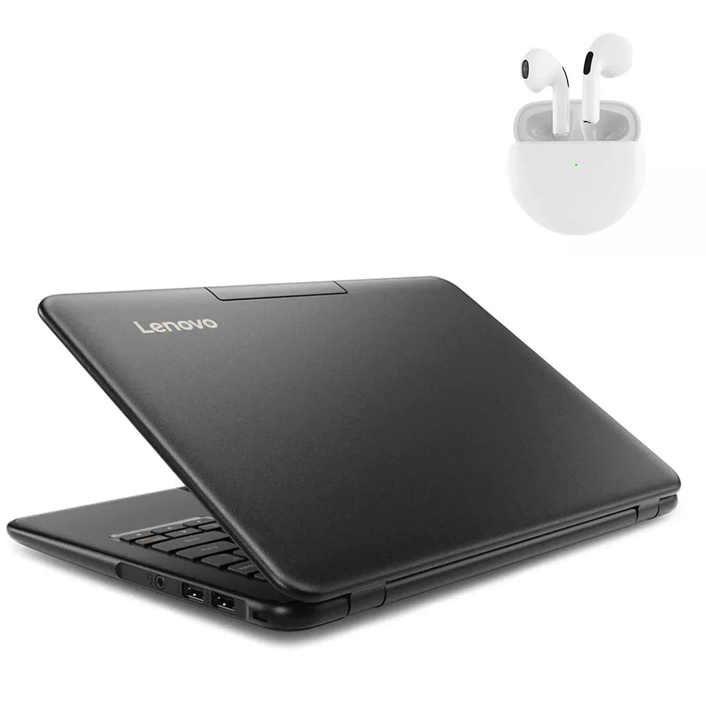 and (scratch PreOwned with 4GB Pro Earbuds 11.6" Windows RAM dent) 64GB Laptop 10 100e Processor SSD Wireless Lenovo