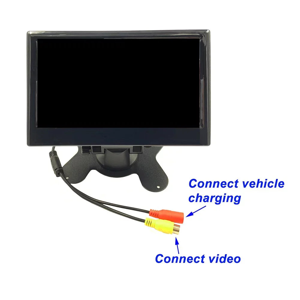 Reversing Gerich Tractor Rear Backup Camera and Kit Lorry LCD 7\\\" IR View Monitor Truck
