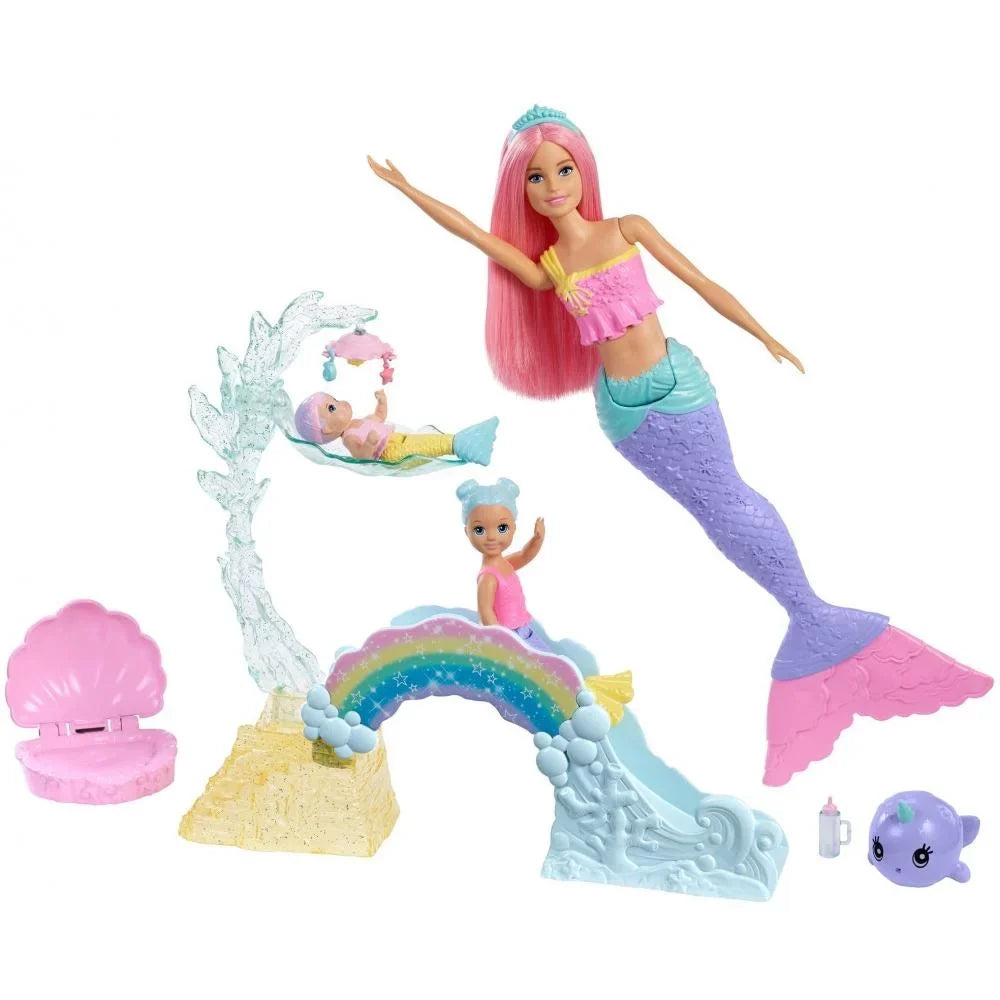 Merbaby Dreamtopia Barbie & Doll, Playset Mermaid Mertoddler