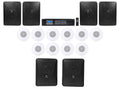 Ceiling Background Restaurant Foreground Wall+10) Amp+6) 6-Zone Kit JBL Speakers
