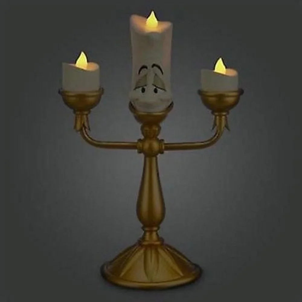up parks new with and box candelabra light beauty the lumiere disney beast