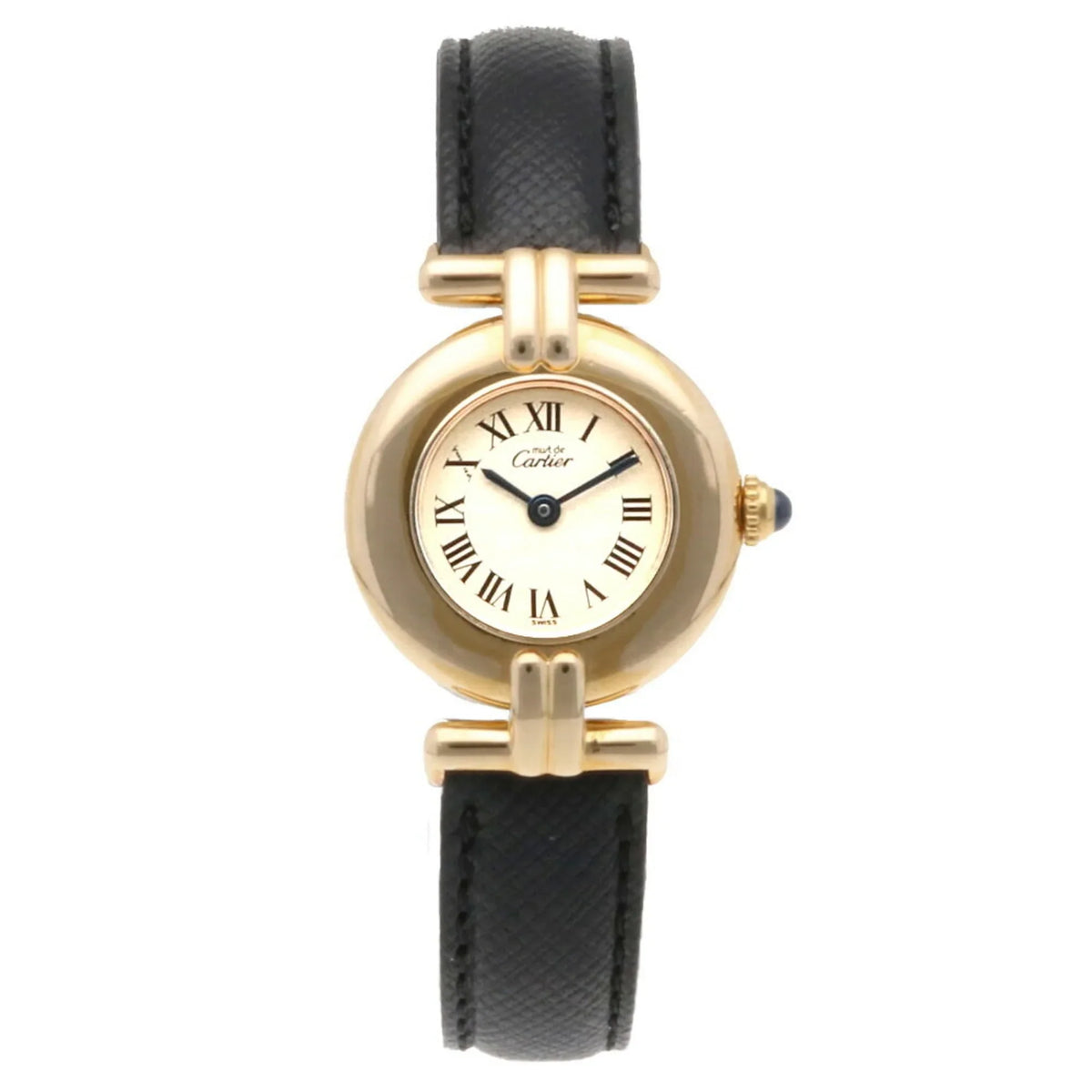 GP Pre-Owned Must CARTIER 590002 Quartz Watch Cartier (Fair) Colise Ladies Vermeil