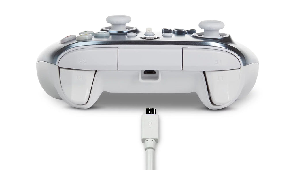 Controller Enhanced PowerA Wired for Xbox Metallic Series Ice X|S -