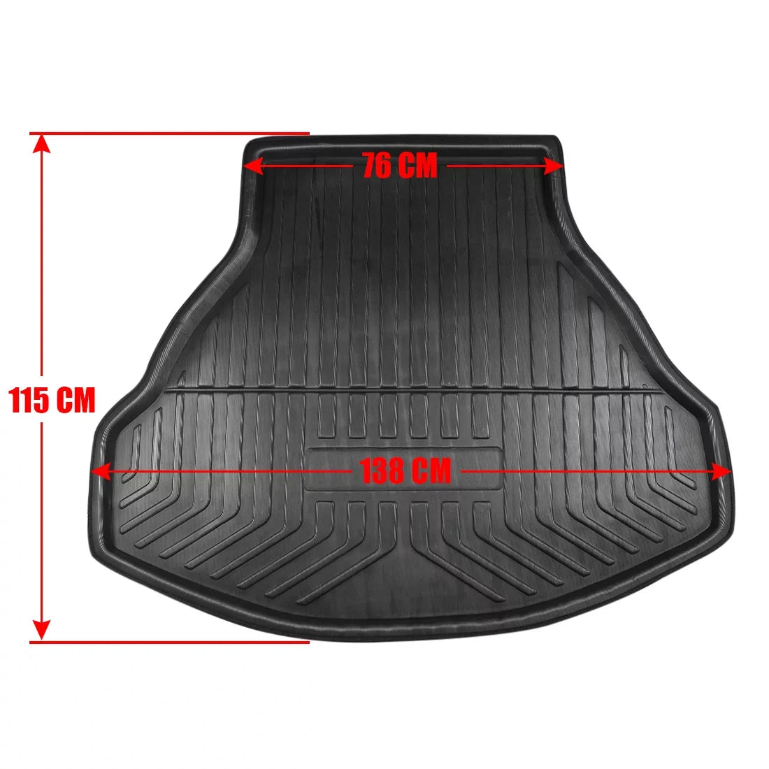 Floor Honda 08-12 Liner Accord for Black Rear Boot Unique 8 Bargains Cargo Trunk Tray Cover Mat