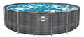 Soft-Sided Round 52 Oasis 24 in. ft. Sunneday Rattan x Pool
