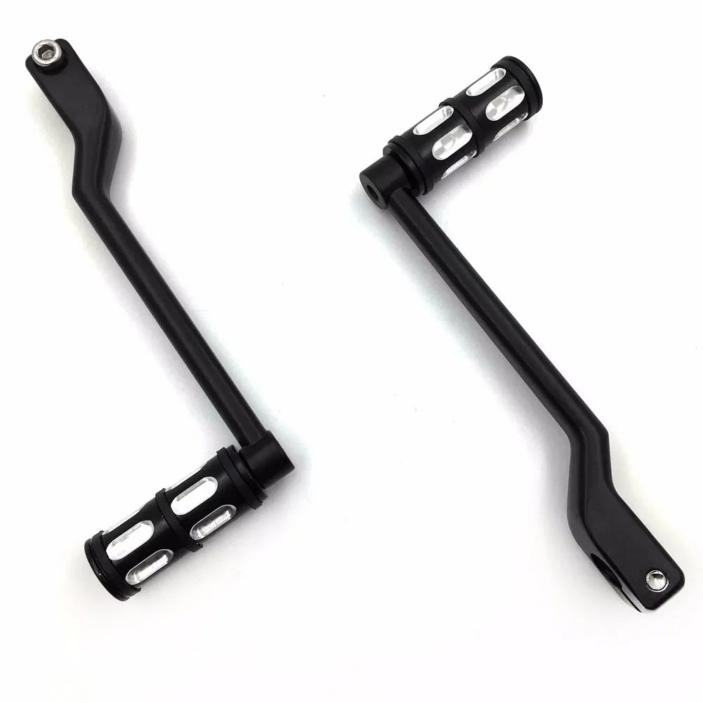Black Shift Davidson Style 2008 Toe 011- Aluminum Pedal Motorcycle HTT- Heel and later Pegs Levers/Gear Shift Levers Trike Shifter For Harley w/