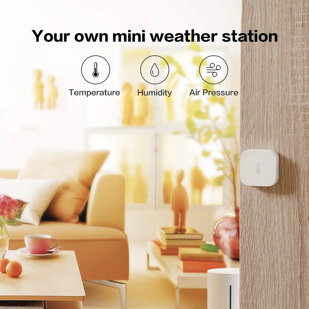 REQUIRES Sensor Automation Temperature HUB with Home HomeKit Smart Monitoring for Sensor Humidity and Compatible Aqara AQARA Remote