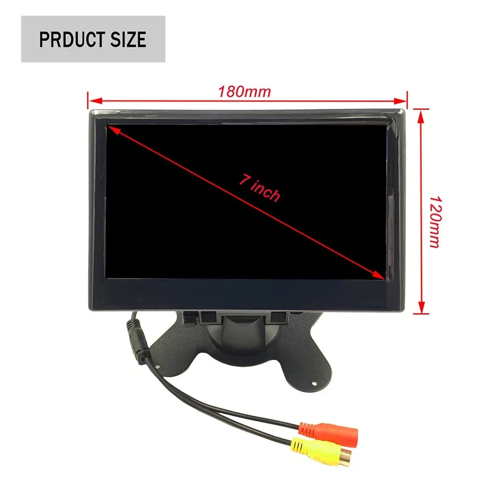 Reversing Gerich Tractor Rear Backup Camera and Kit Lorry LCD 7\\\" IR View Monitor Truck
