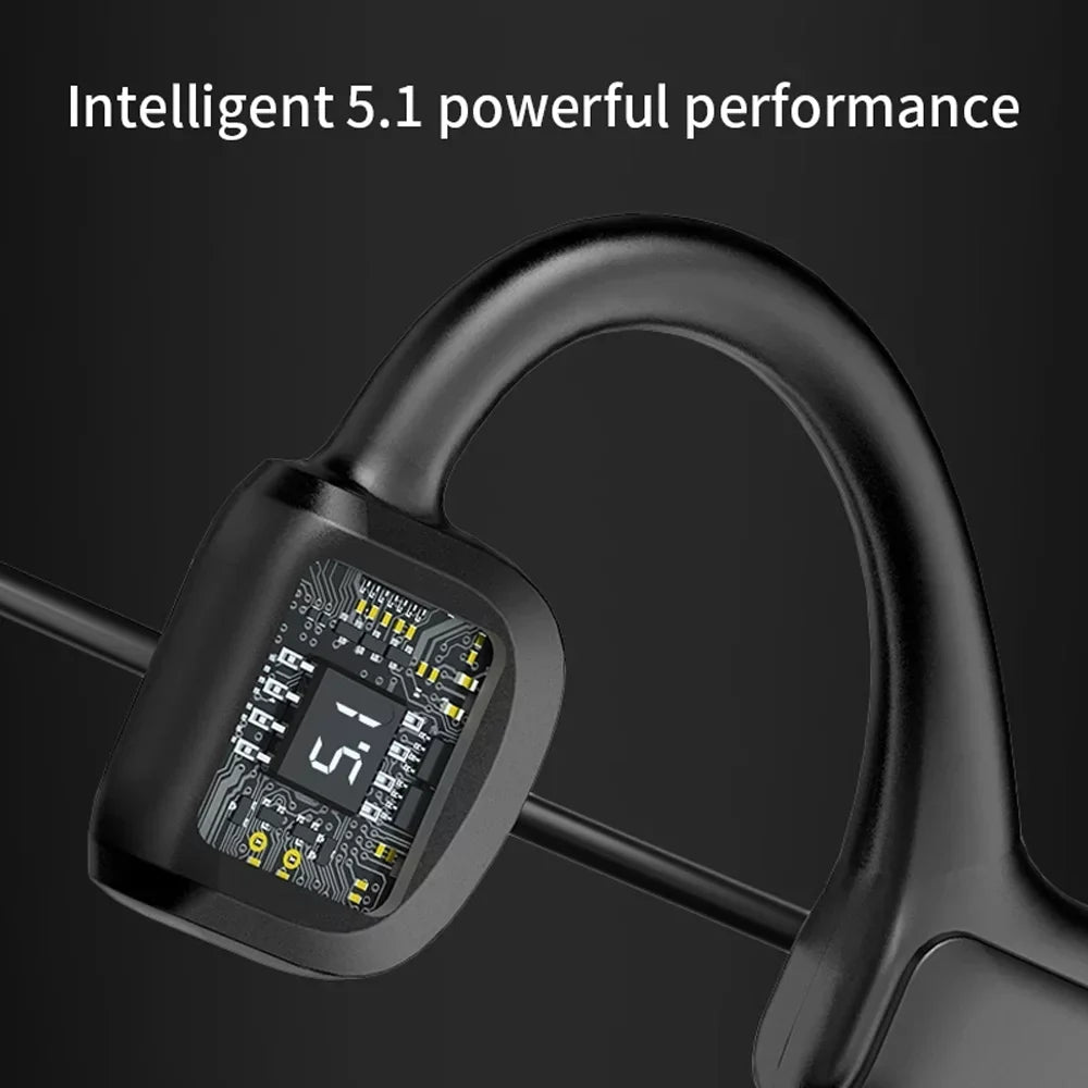 Earbuds Outdoor Bone Wireless Headphones Headset Sport Bluetooth 5.1 Conduction