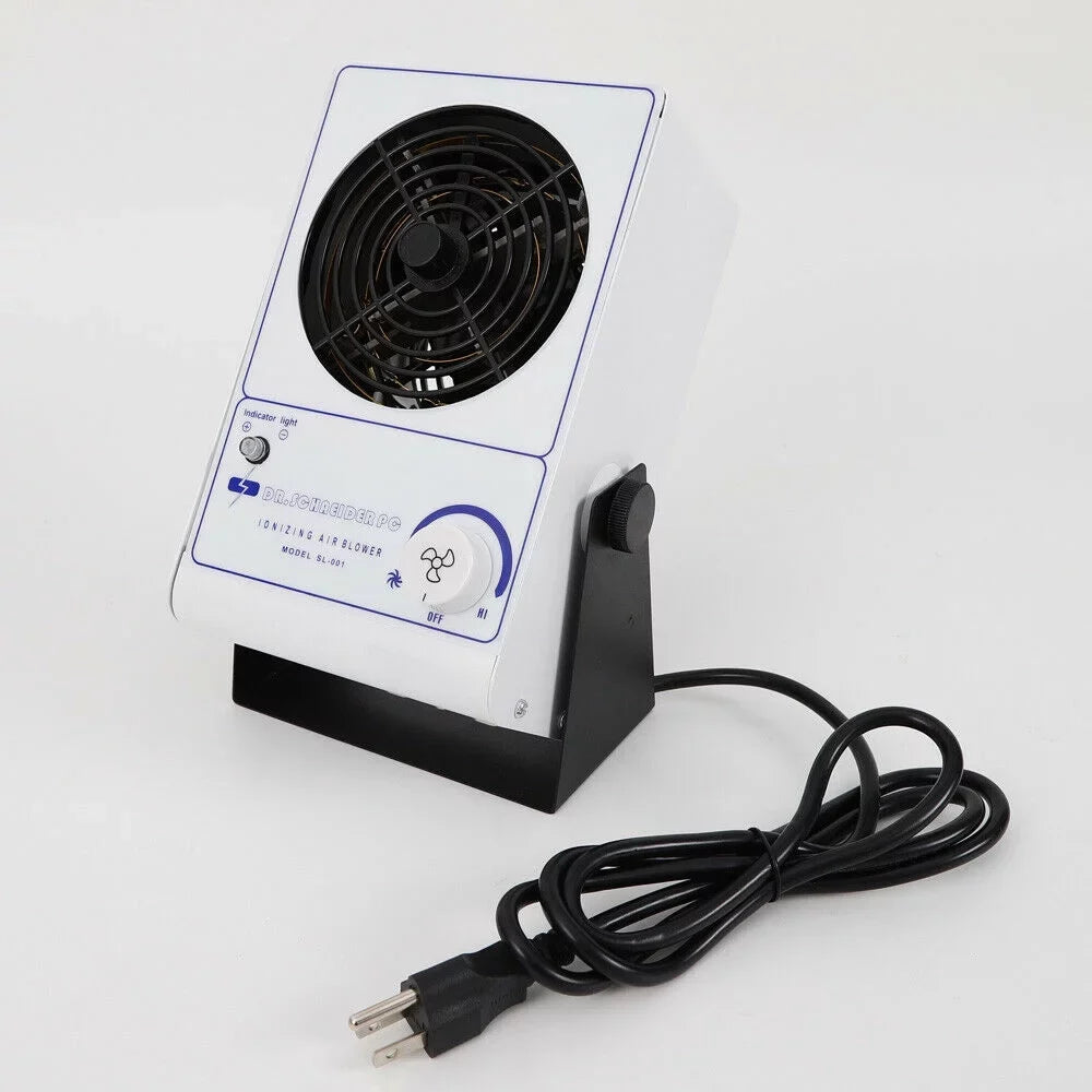 Fan Ion Discharge Eliminator Blower Air Anti-Static Ionizer Static OUKANING 110V Ionizing