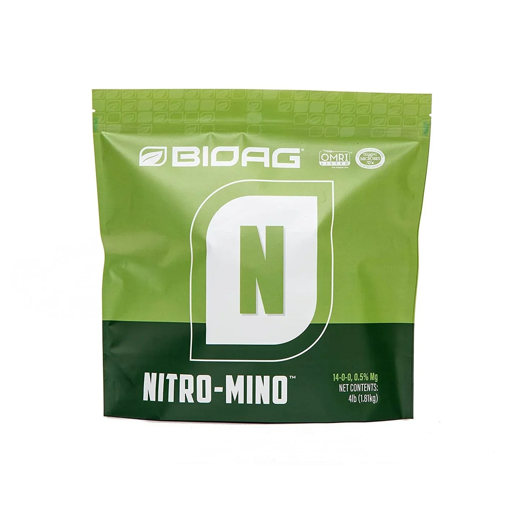 bottle & Acids BioAg Nitro-Mino Water by - - Soluble 4 Amino lb Nitrogen Fertilizer Powder