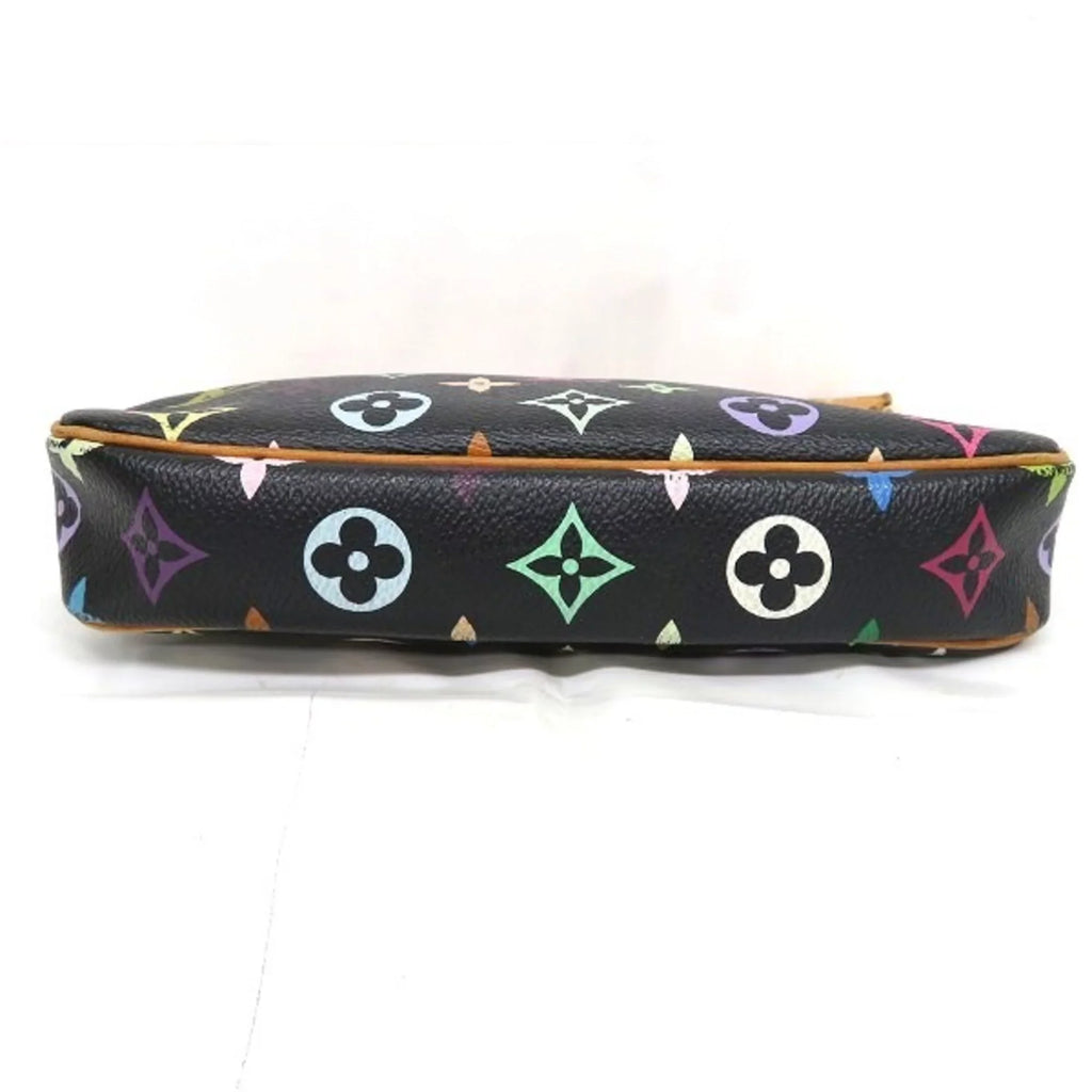 Multicolor Used 2WAY Ladies Authenticated Pouch Accessoire Handbag Pochette Monogram M92648