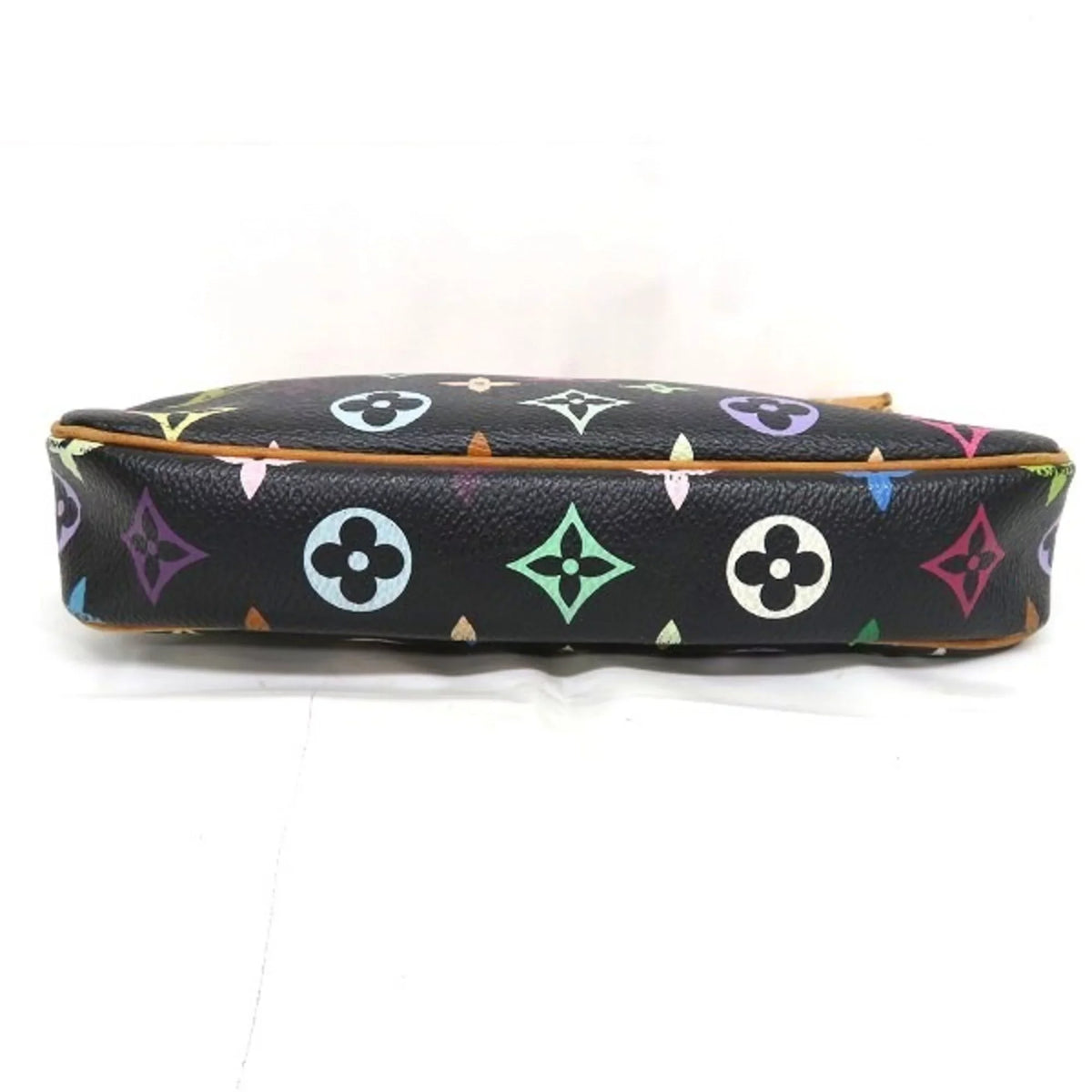 Multicolor Used 2WAY Ladies Authenticated Pouch Accessoire Handbag Pochette Monogram M92648