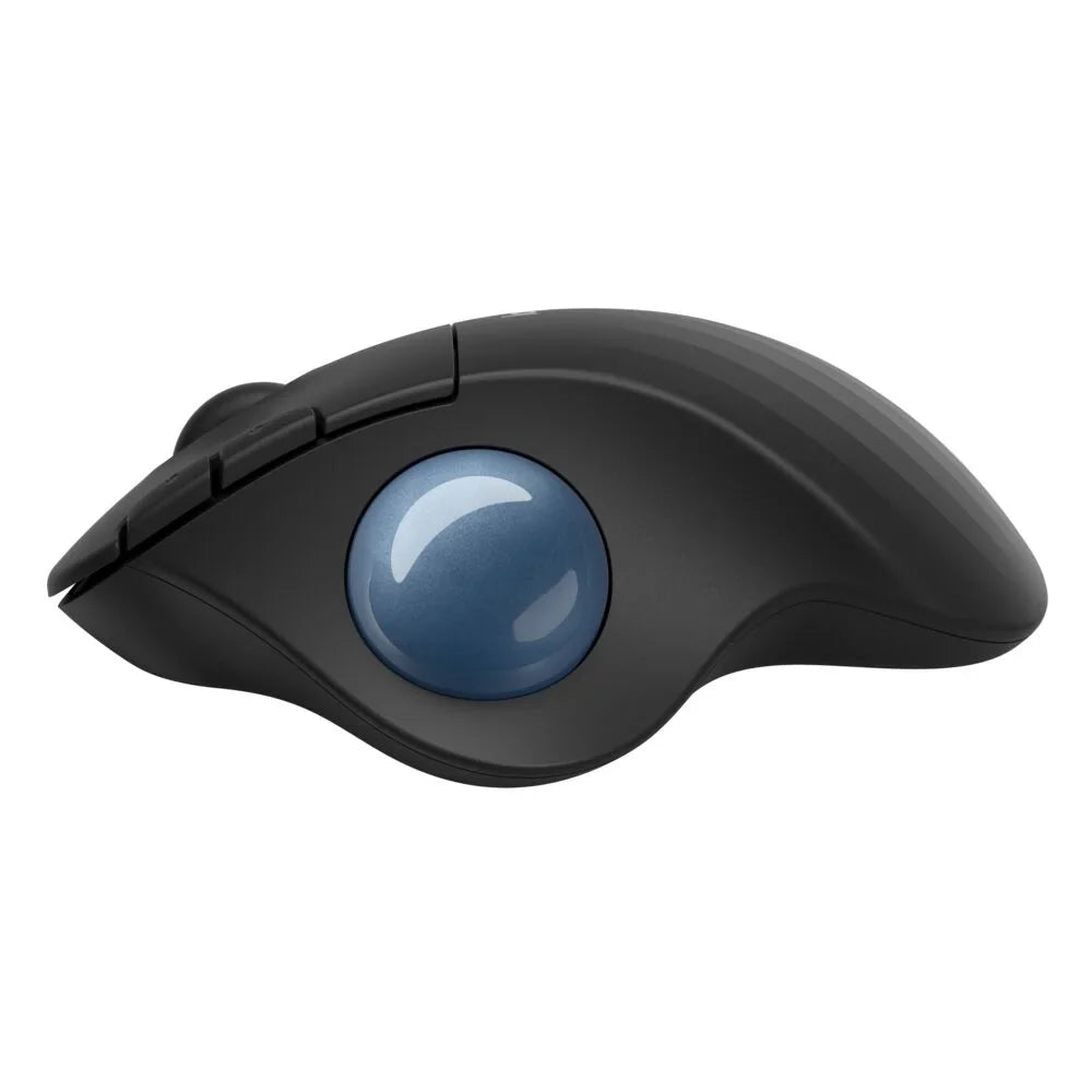 Black Logitech Wireless Easy Control, Tracking, Trackball Thumb Ergonomic Smooth Mouse,