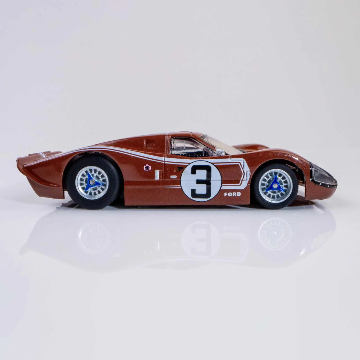 Car No.3 LeMans Racing Mark AFX HO Scale Slot IV GT40