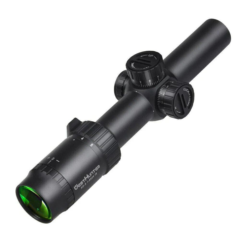 1-5X24 Illuminated HD-S Scope, Mount One Sights, Compact WESTHUNTER IR Piece Reticle