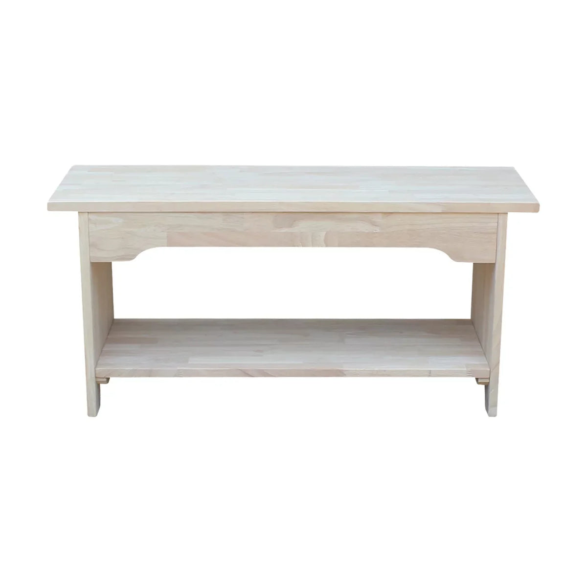 Indoor Unfinished Concepts Solid - Long, Brookstone 36" Bench Wood International