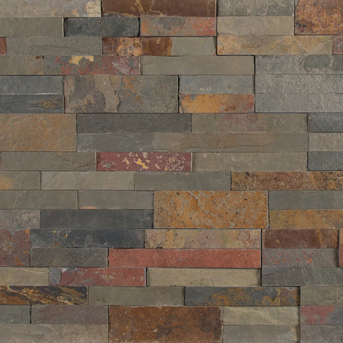 in. Wall MSI in. (13.80 Tile Slate and Natural Rush 22 6 / Gold x Peel sq. ft. Veneer Stick case)