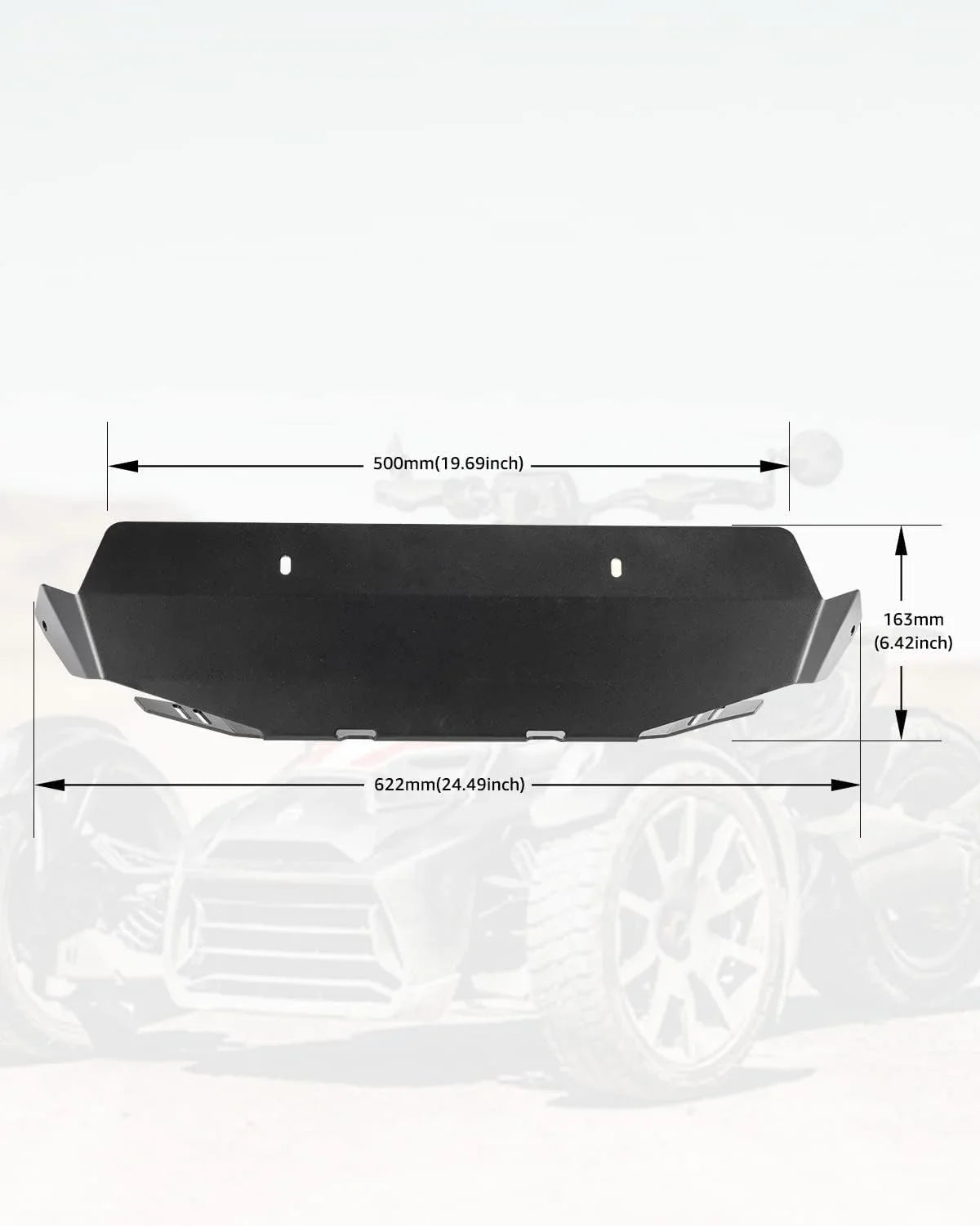 A Aluminum Can-Am All Plate for Models UTV Ryker Ryker & PRO Protector Radiator