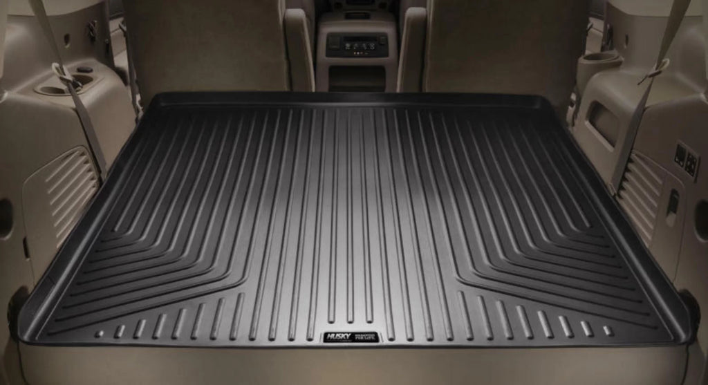 Behind with Compatible 21 2021-2023 Weatherbeater select: Compatible with Seat RealTruck Cargo Chevrolet Tahoe/GMC Series by Cadillac Liner Husky Black Escalade 2nd Yukon