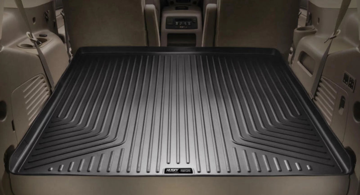 Behind with Compatible 21 2021-2023 Weatherbeater select: Compatible with Seat RealTruck Cargo Chevrolet Tahoe/GMC Series by Cadillac Liner Husky Black Escalade 2nd Yukon