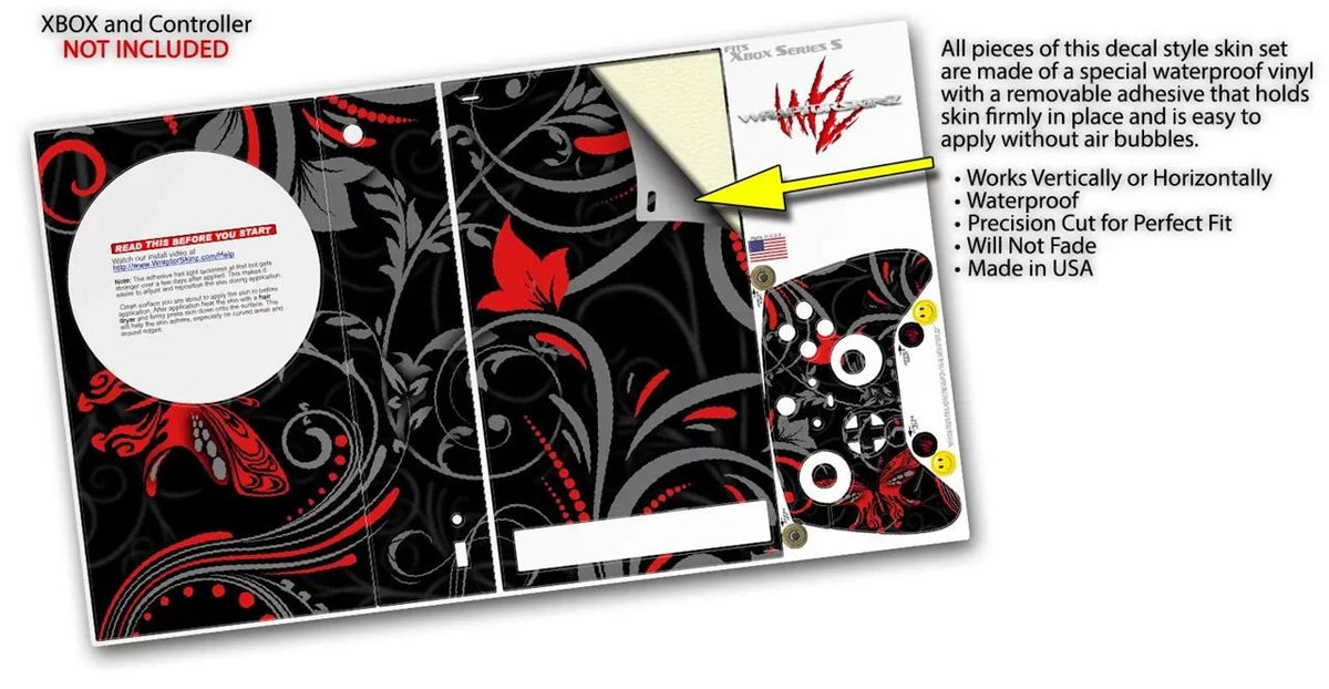 and with Console Wrap and Twisted XBOX Garden S 2020 Red (XBOX Skin the WraptorSkinz Series NOT INCLUDED) Controller Gray compatible