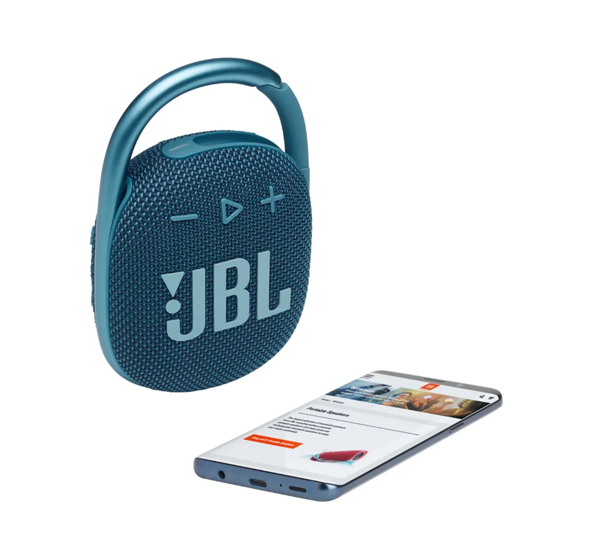 Speaker Portable (Certified Blue 4 JBL Bluetooth Refurbished) Clip