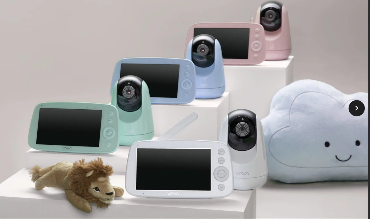 Screen Video Audio, Handheld Vision, VAVA Pink Infrared 2-Way Night and 720P Baby 5" Monitor,