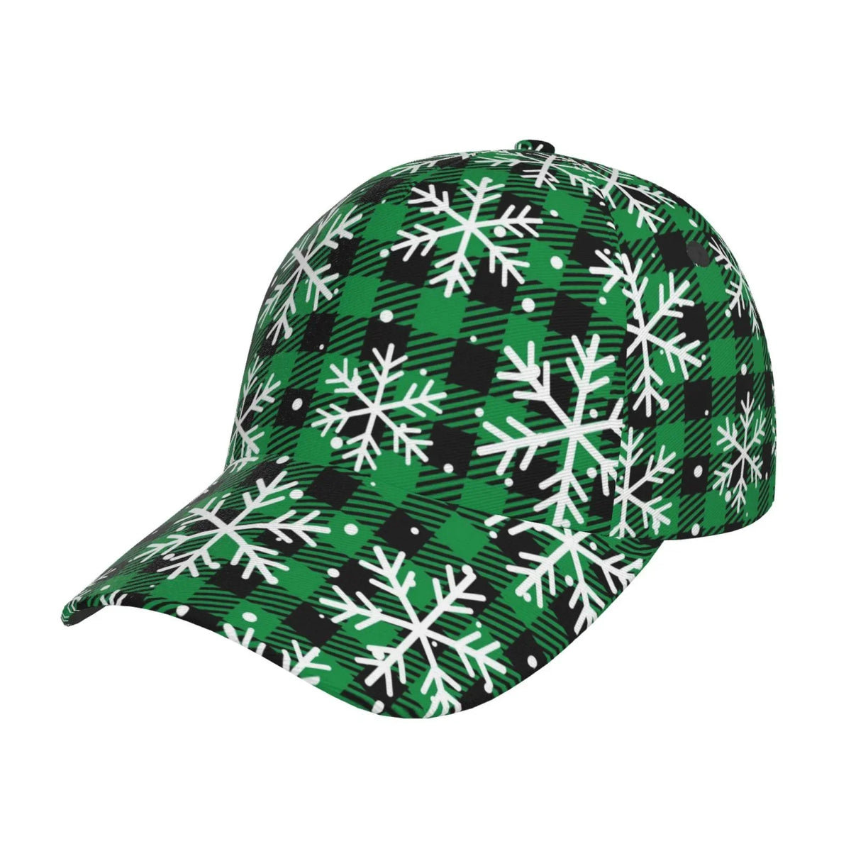Seasons At Running Activities Baseball Hat(Christmas Size Balery and Workouts Cap Outdoor Pattern Dad Buffalo All Plaid) Adjustable for