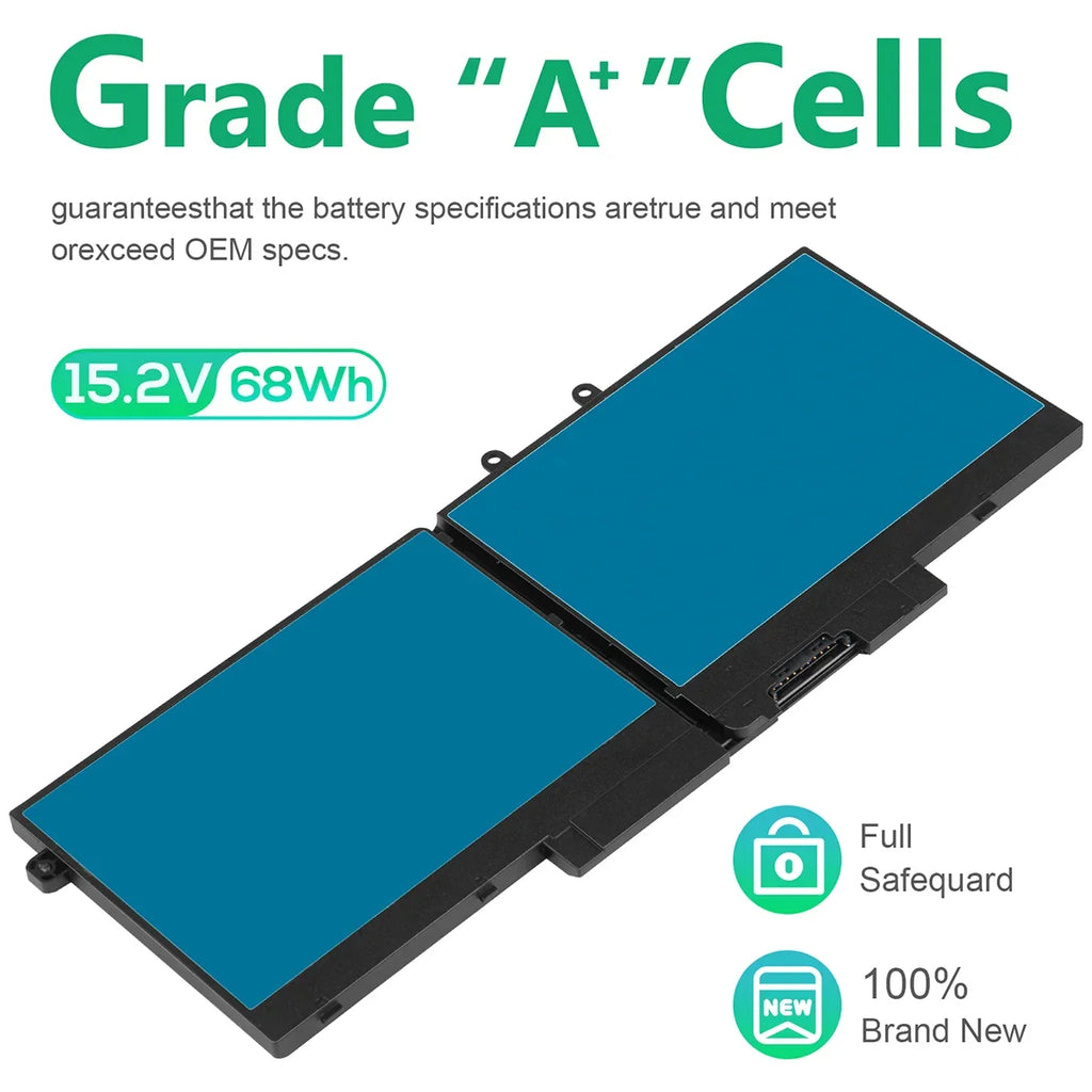 Series 14 For Laptop Latitude E5410 5410 Battery