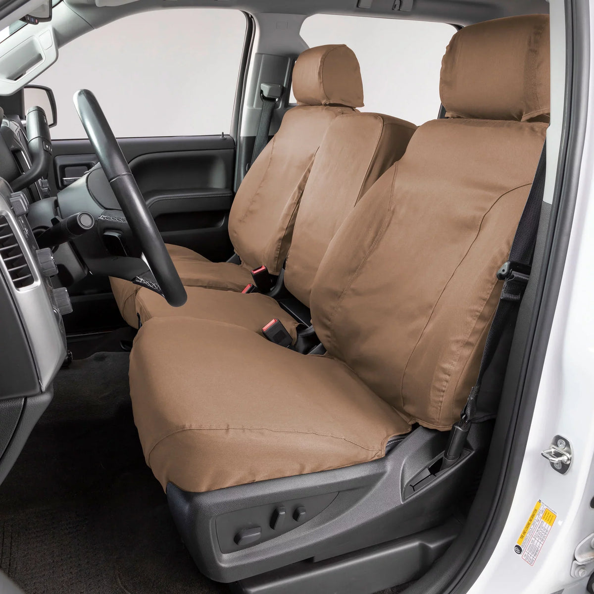 CAB, 2011-2012 Fit Polycotton F-150 SUPER 2013-2014 Cover Covercraft Seat Row for select: SeatSaver (Tan) - F150 Select F150 Fits Front Custom Models