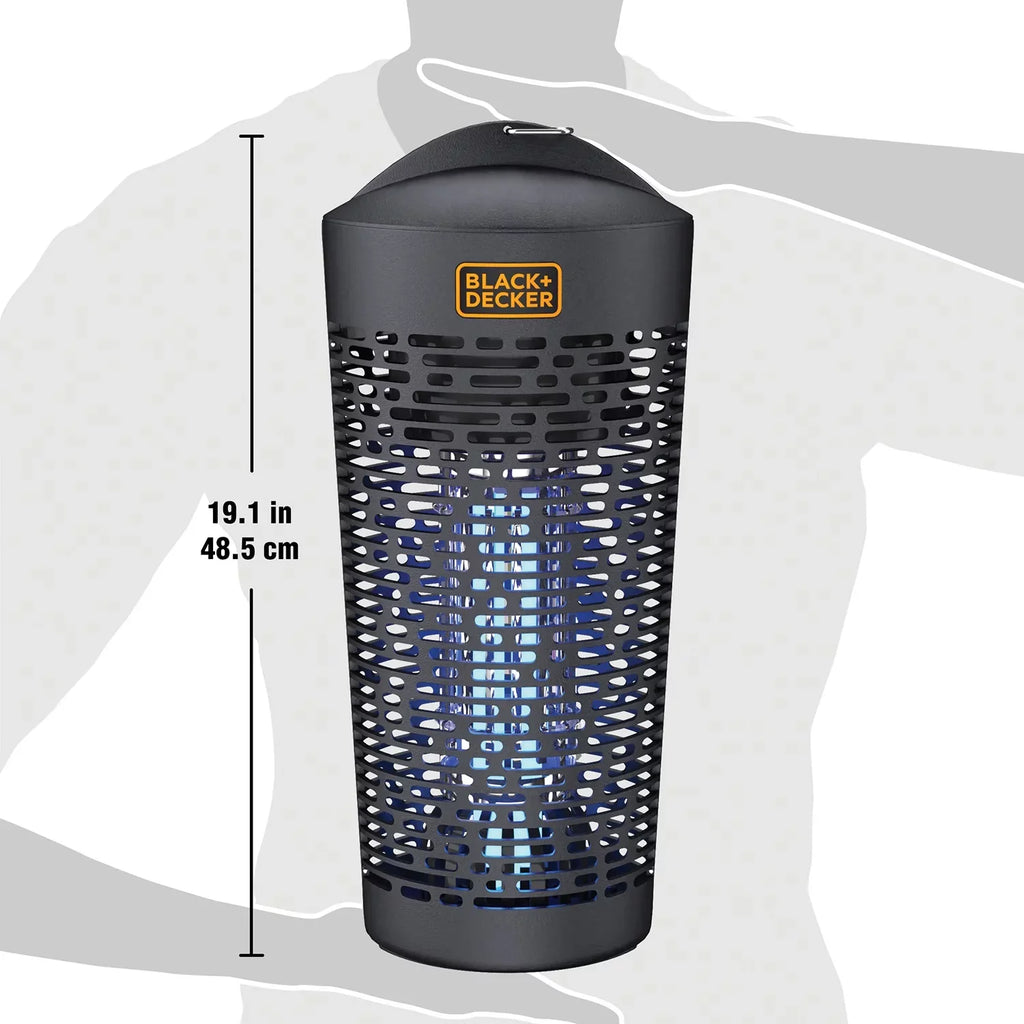 Hanging BDPC958 Outdoor Zapper (1/2 BLACK+DECKER Bug Acre)