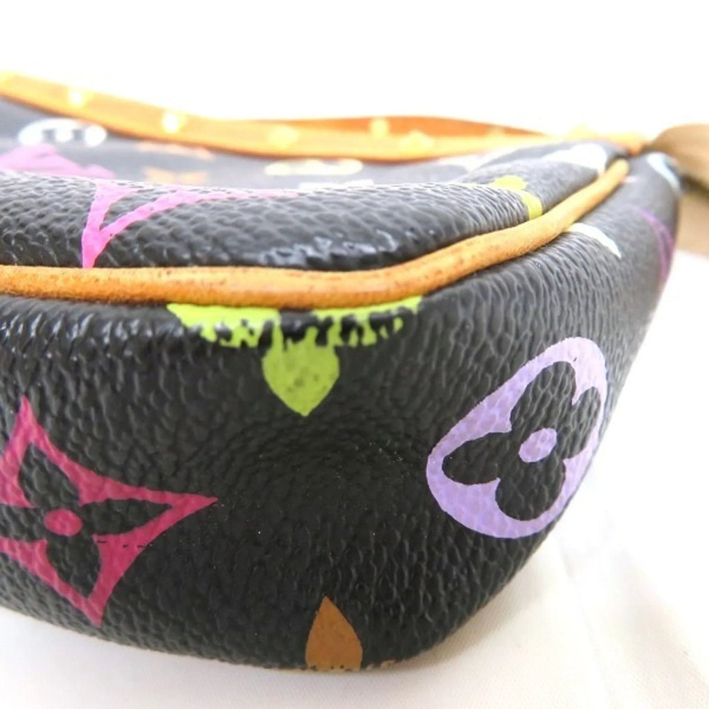 Multicolor Used 2WAY Ladies Authenticated Pouch Accessoire Handbag Pochette Monogram M92648