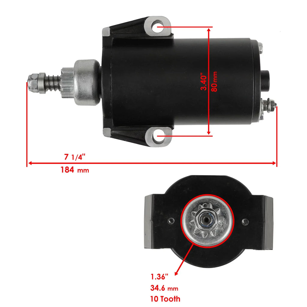 for 18 20 Starter 15 Mercury 25 Outboard 9.9 New Hp Mariner