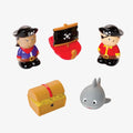 Squirt Elegant Set of Bath Toys, Toys Party Baby Squirtie Pirate Baby 6