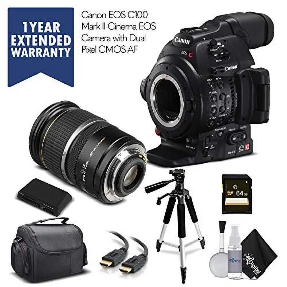 CMOS Canon C100 AF +Dual Mark Pixel EOS USM Lens & II f/2.8L 0202C002 16-35mm II