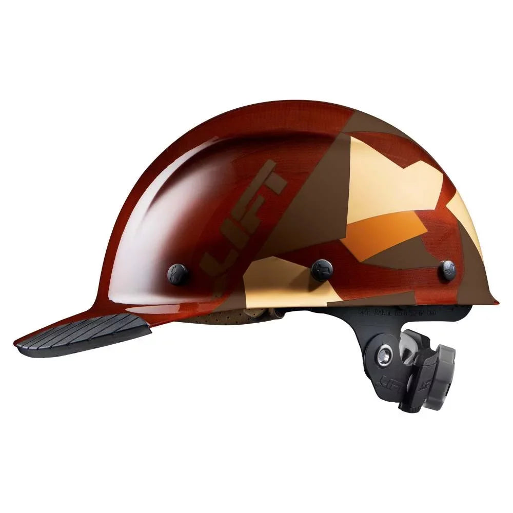 Fiber Resin Fifty50 Hard Desert Camo Safety Dax Hat Cap Lift