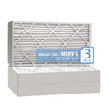 8, Pack) Pleated 12x24x4, Purolator Hi-E MERV Mechanical Air Filter, Surface Extended (3 40