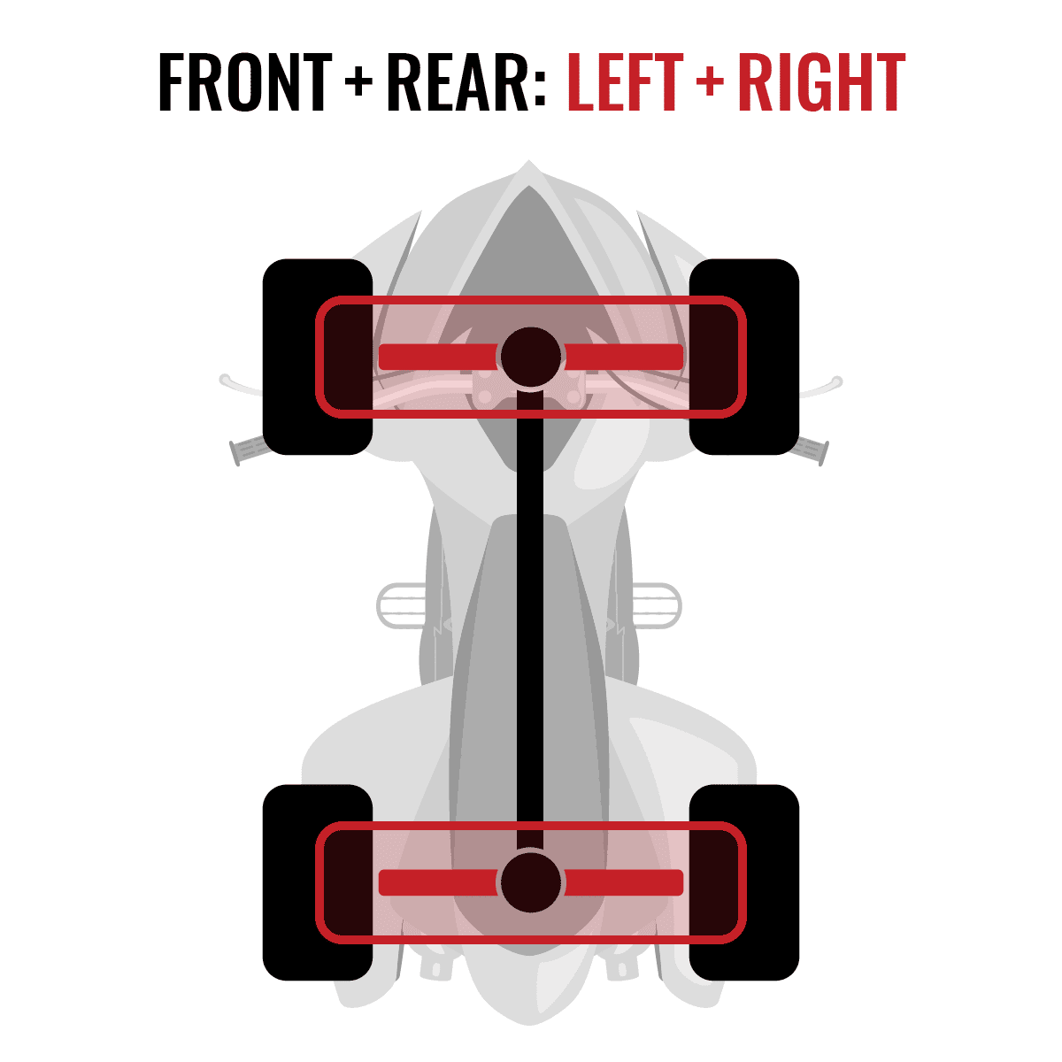 TRX420FA5 compatible Auto 4x4 XT with Rear FourTrax pc Left 2015-2019 Axles Front 4 Sixity IRS DCT Honda Rancher EPS Right TRX420FA6