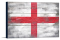 standard - nation Lantern (18x12 Artwork Wrapped Canvas) Gallery England Stretched Press Rustic