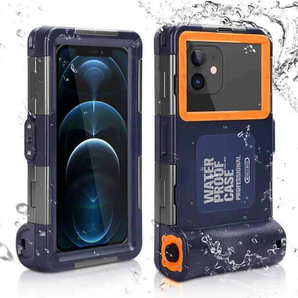 Professional And all Inch Underwater Galaxy UrbanX Protective Snorkeling 6.9 Surfing Up [15m/50ft] Case Phones with F62 Video Photo LCD Lanyard for to Waterproof Swimming Diving Housing