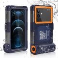 Professional And all Inch Underwater Galaxy UrbanX Protective Snorkeling 6.9 Surfing Up [15m/50ft] Case Phones with F62 Video Photo LCD Lanyard for to Waterproof Swimming Diving Housing