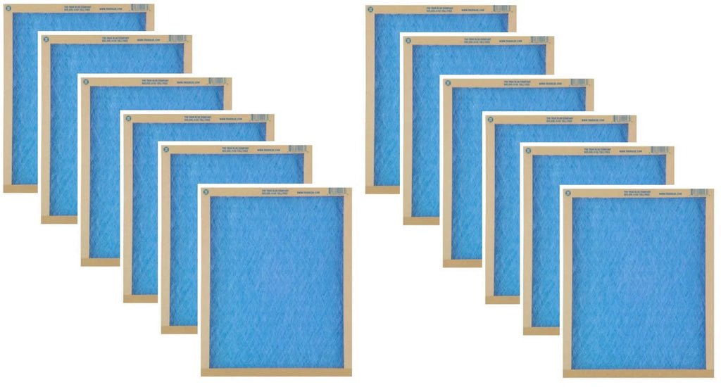 10" True 110301 MERV Fiberglass Furnace Quantity 2 Spun Flat x x of Air Blue 30" Filter Disposable 1" Panel 12 -