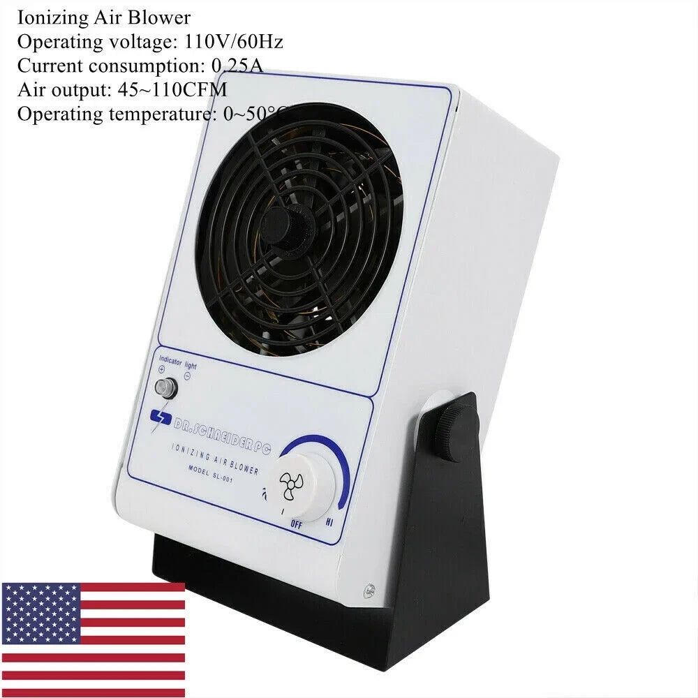 Blower Eliminating Electrostatic Electrostatic Oukaning Desktop Machine Air Ionizing