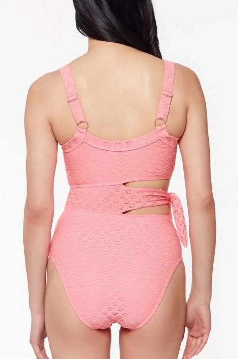 Cutout Small US One-Piece Jessica Swimsuit, FIZZ Solids Tooth Simpson Sweet