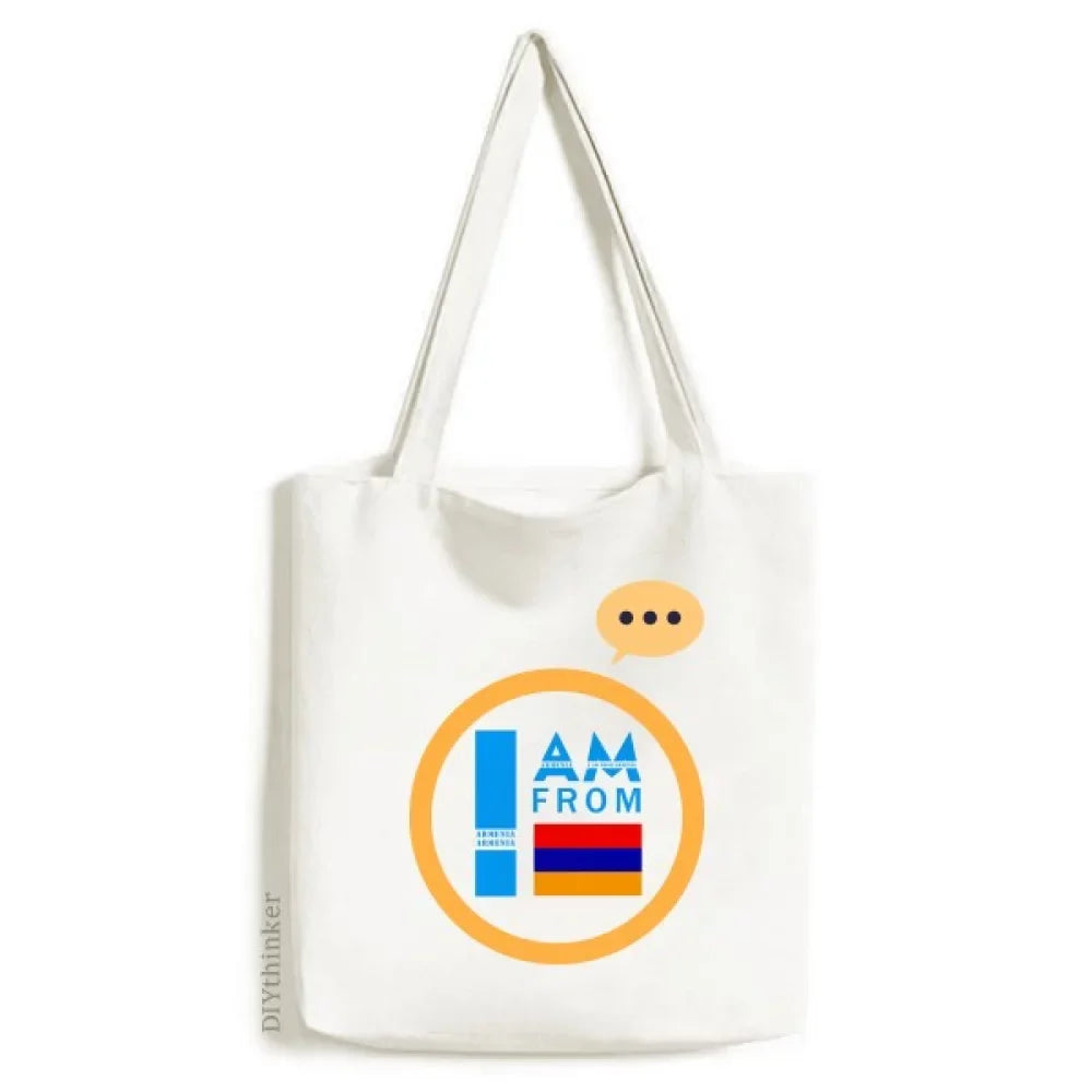 Armenia Art Fashion Am Bag Deco From Sack Tote Canvas Shoulder I Expression