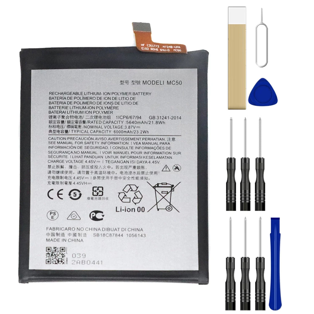MC50 Battery For Moto Tool G40 Motorola Replacement Fusion