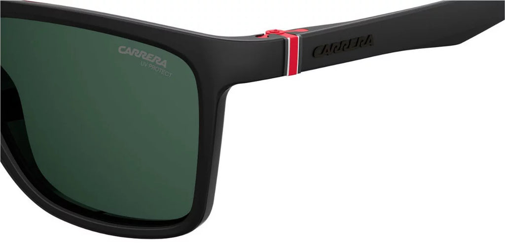 56 CA5047/S mm Black/Green, Carrera Square Sunglasses, Men's